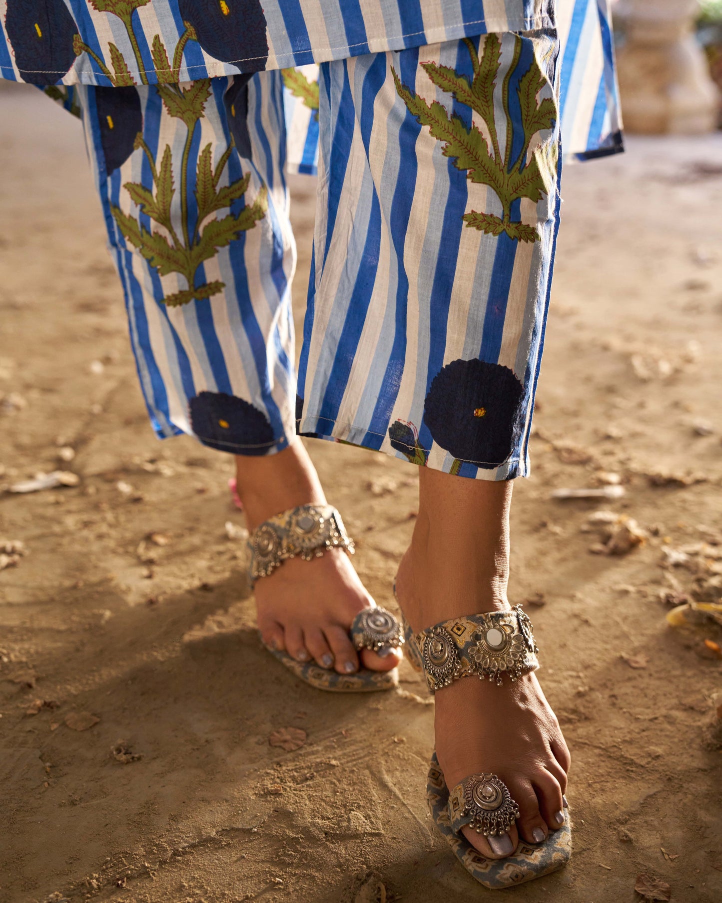 Gulraaz Blue Co-ord Set