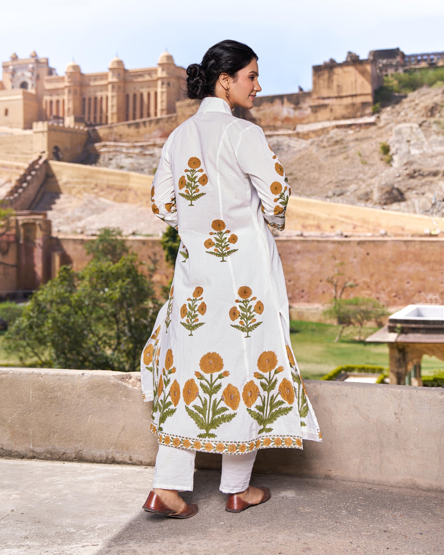 Neerza Yellow Poppy Kurta