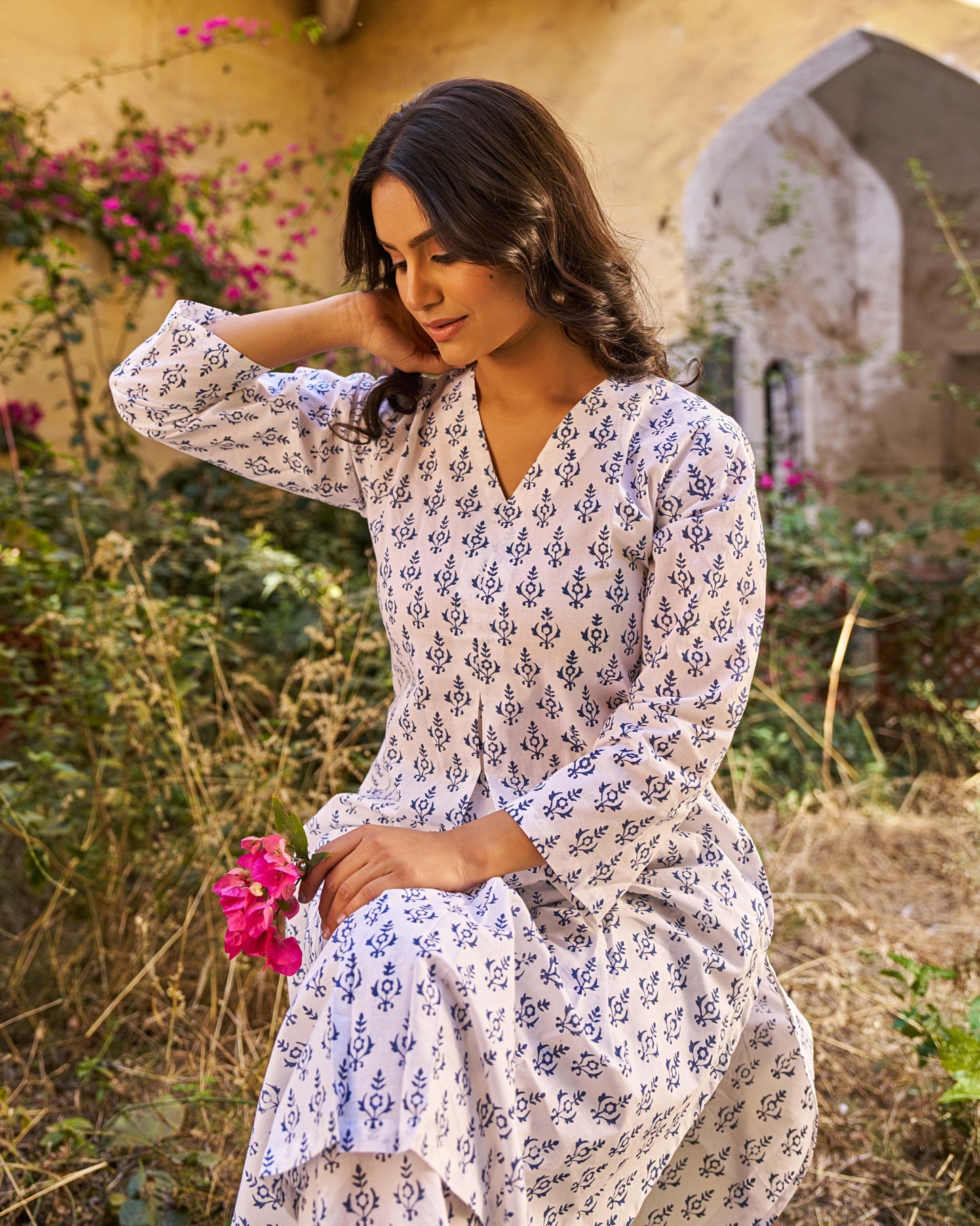 Naaz Neel Butti Co-Ord Set