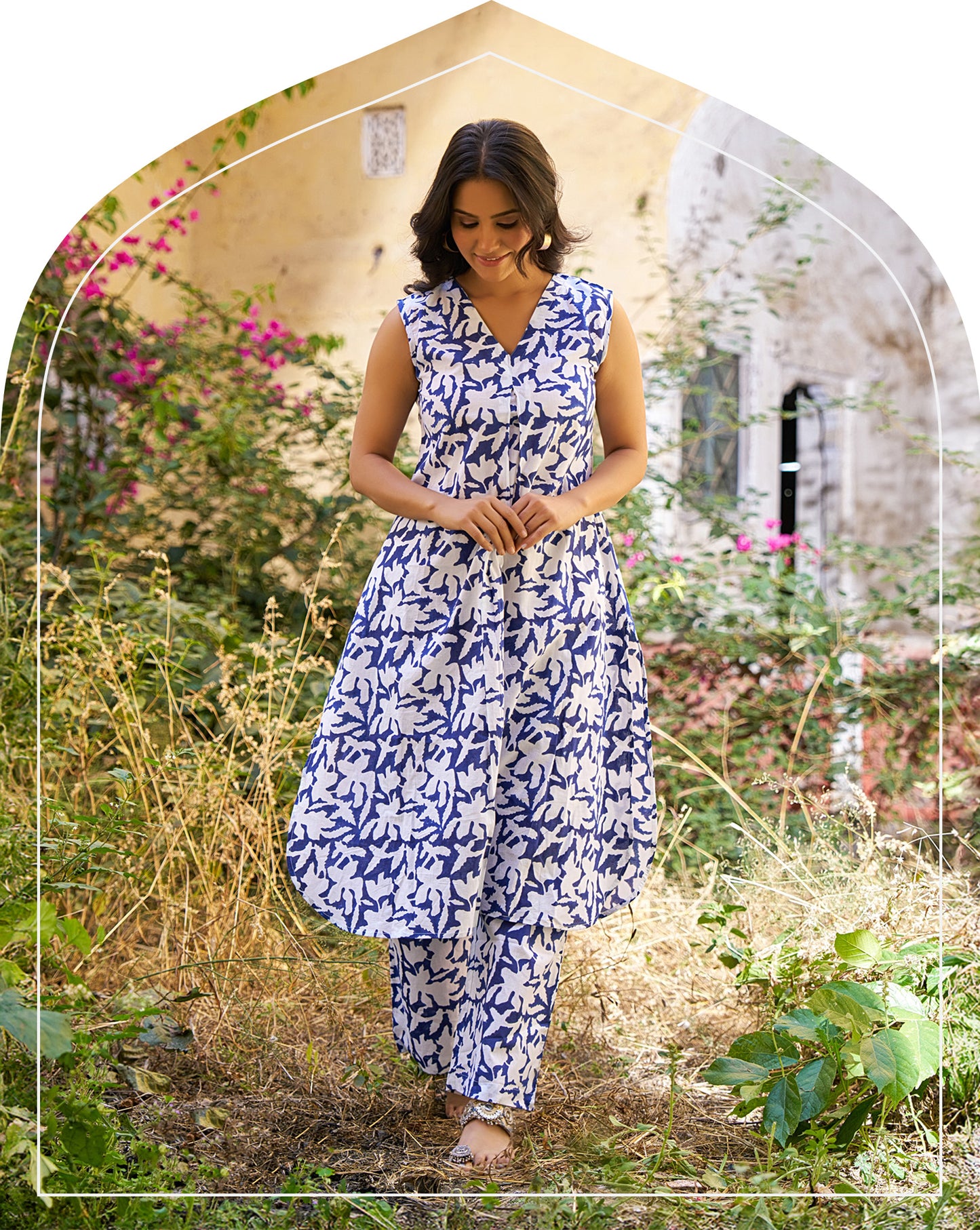 Naaz Leher Co-Ord Set