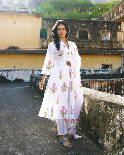 Pink Pankhuri 3 - Piece Suit Set