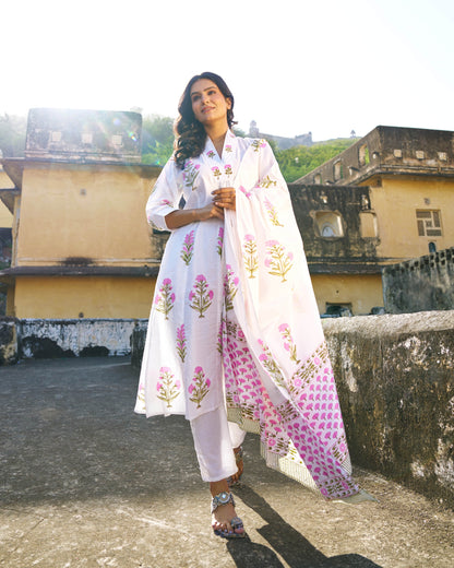 Pink Pankhuri 3 - Piece Suit Set