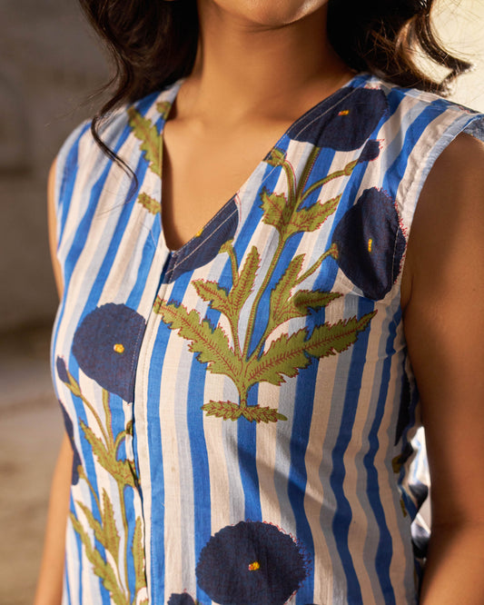 Gulraaz Blue Co-ord Set