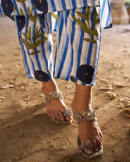 Gulraaz Blue Co-ord Set