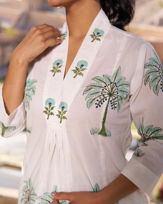 Neerza Palm Tree Kurta