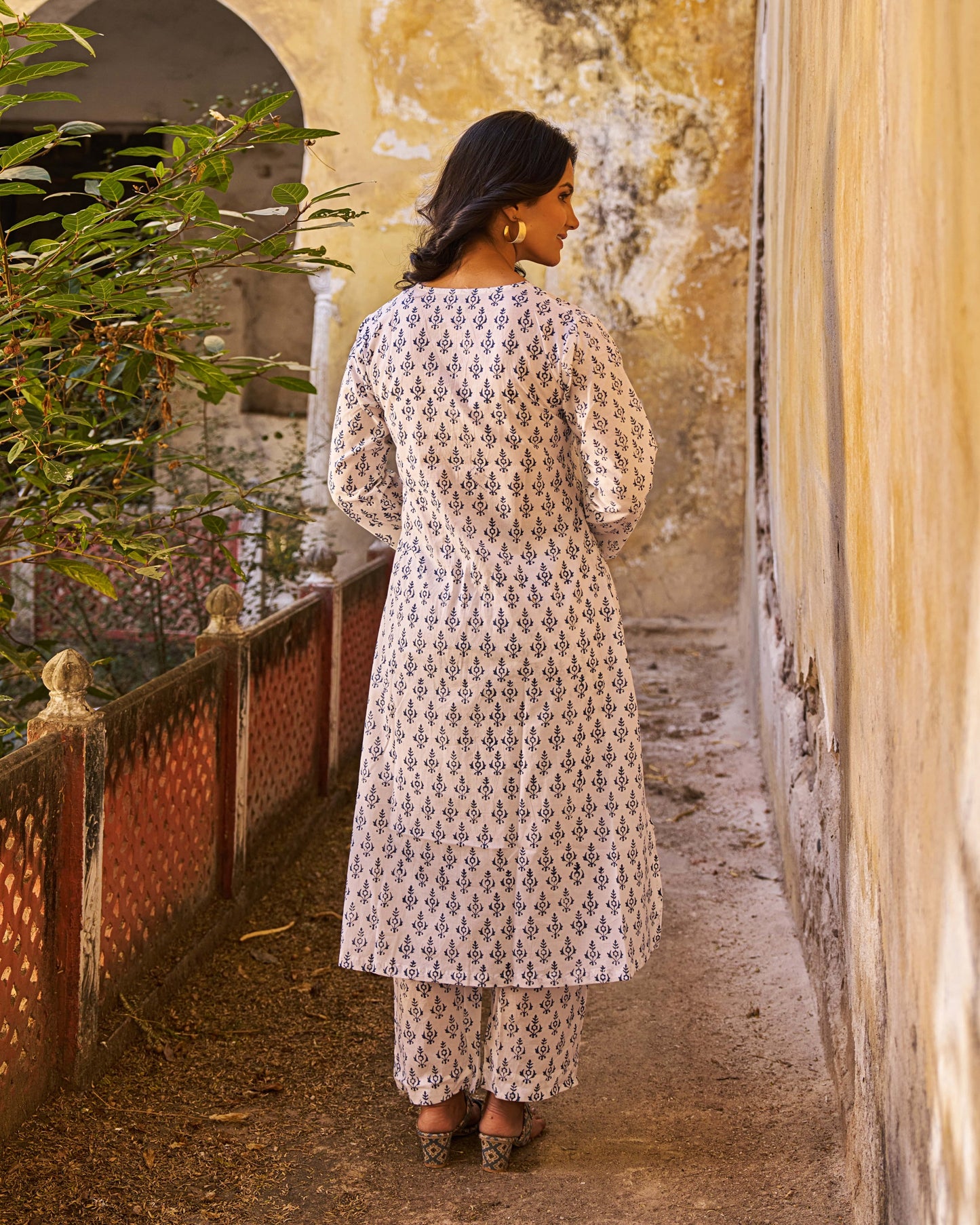 Naaz Neel Butti Co-Ord Set
