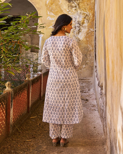 Naaz Neel Butti Co-Ord Set
