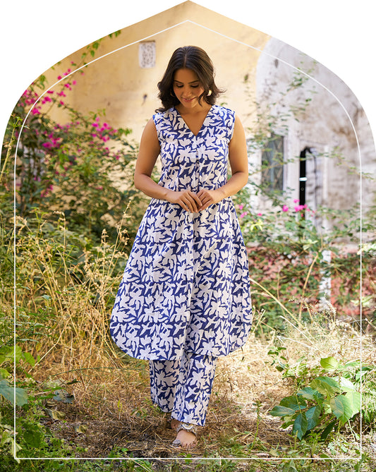 Naaz Leher Co-Ord Set